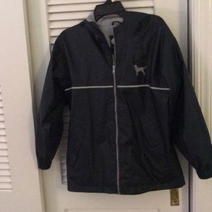 Black Dog Kids Large Raincoat